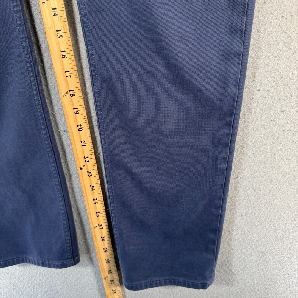 Banana Republic The Traveler Chino Pants Men 35x32 Slate Blue Slim Twill Classic - Picture 6 of 16
